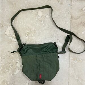 SUPREME Compact Olive Green Men's Crossbody Bag